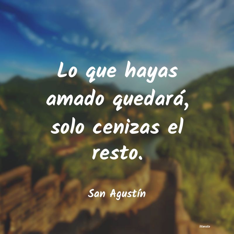 Frases de San Agustín