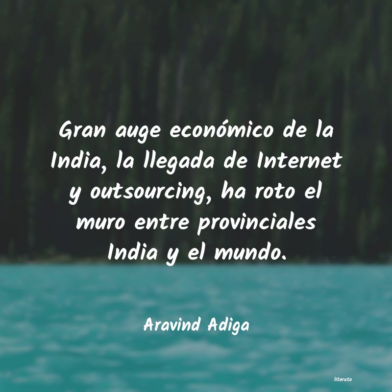 Frases de Aravind Adiga