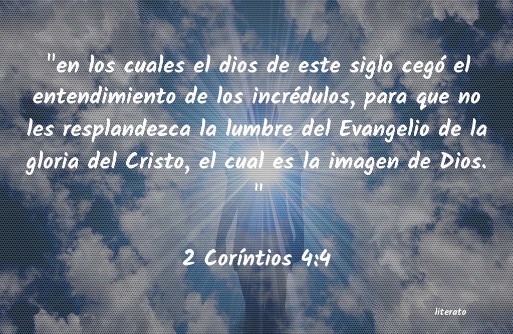 biblia 2 corintios 4
