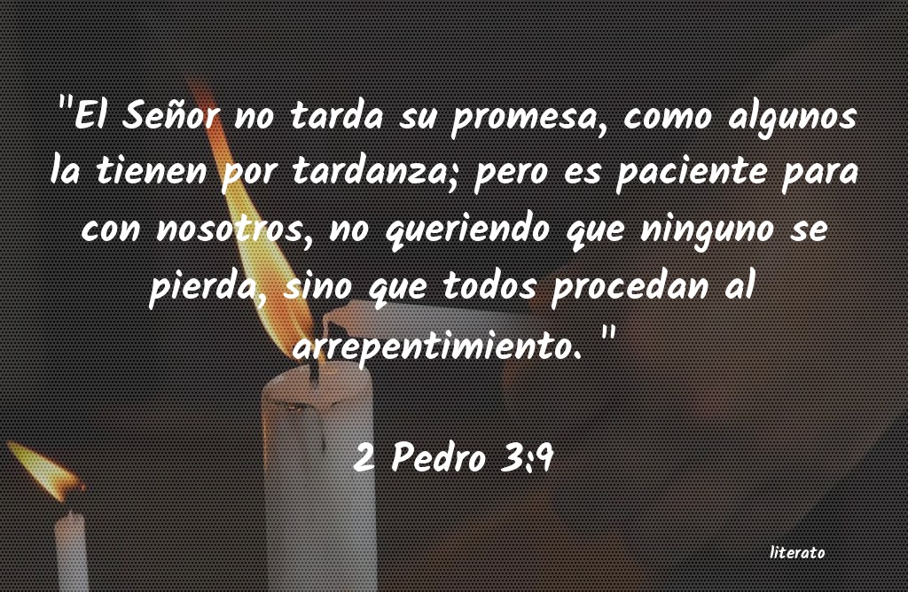 2 pedro 3 9 biblia catolica