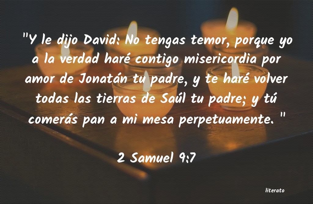 2 samuel 9 1-13 explicacion
