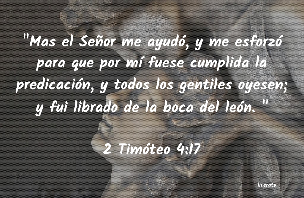 2 timoteo 4 17