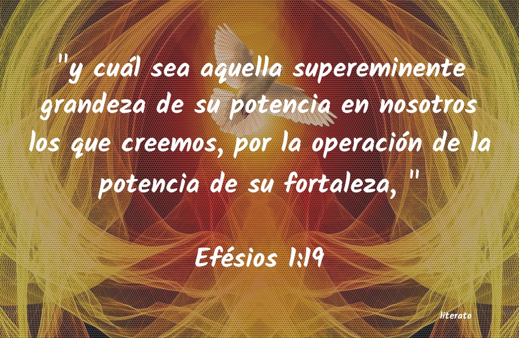 La Biblia Efesios 1 19