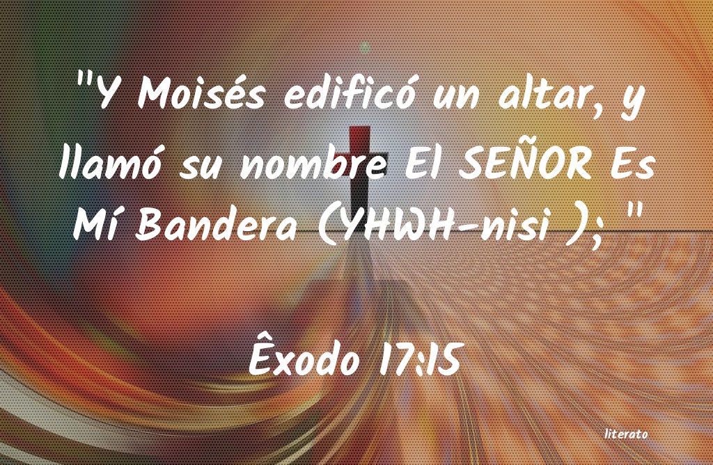 exodo 17 12 biblia bendita