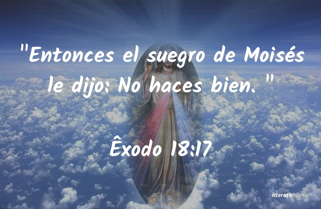 exodo 18 17 23