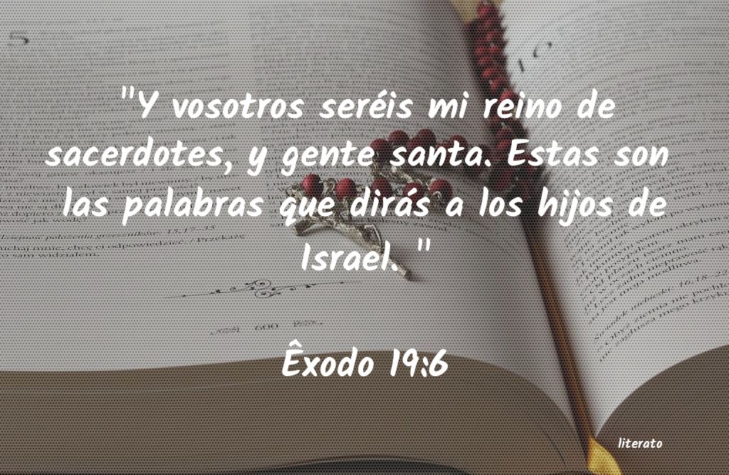 exodo 19 4 6 biblia catolica