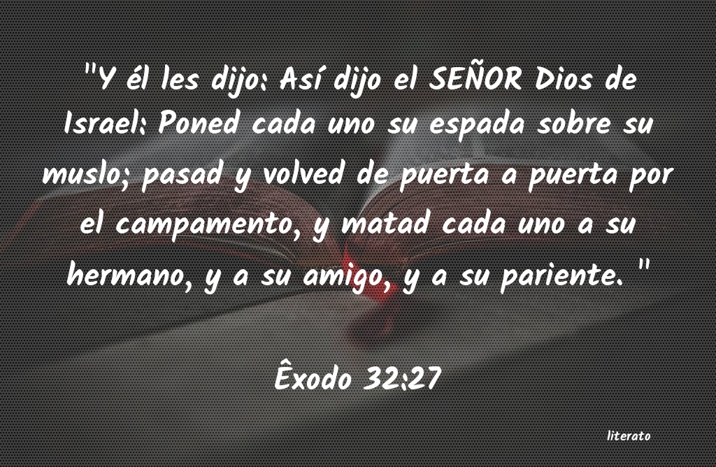 exodo 32 2 3