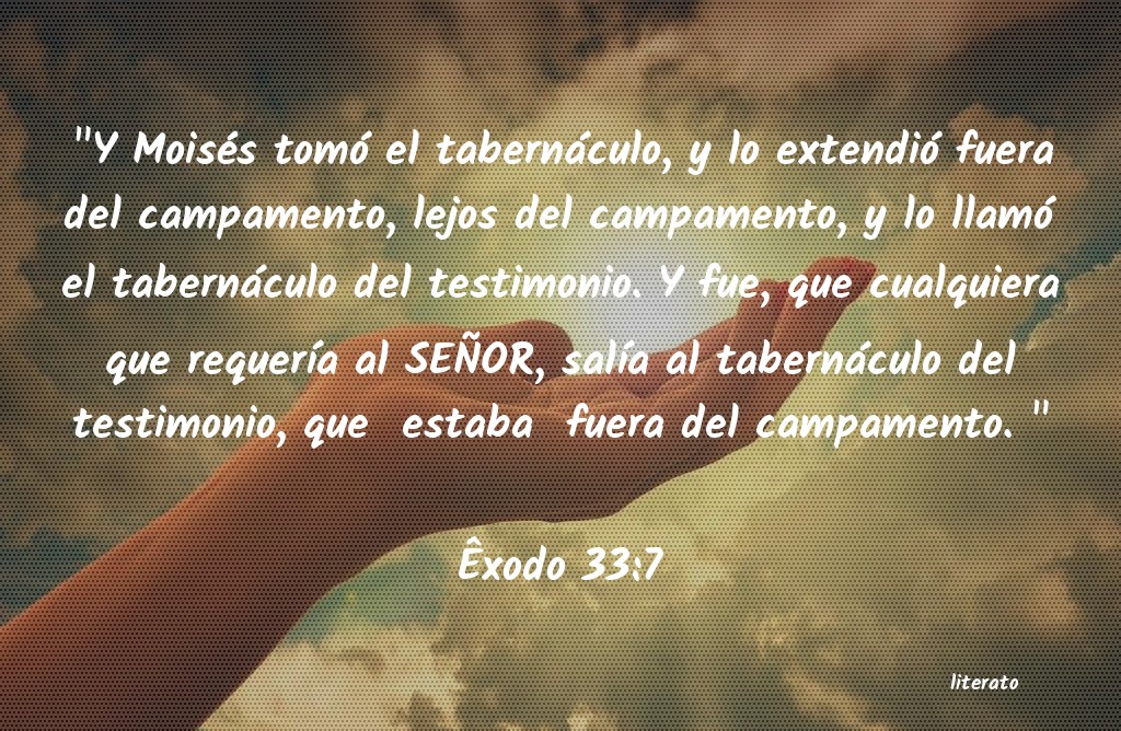 exodo 33 del 7 al 23