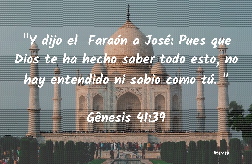 La Biblia Gênesis 41 39 La Biblia Gênesis 41 39