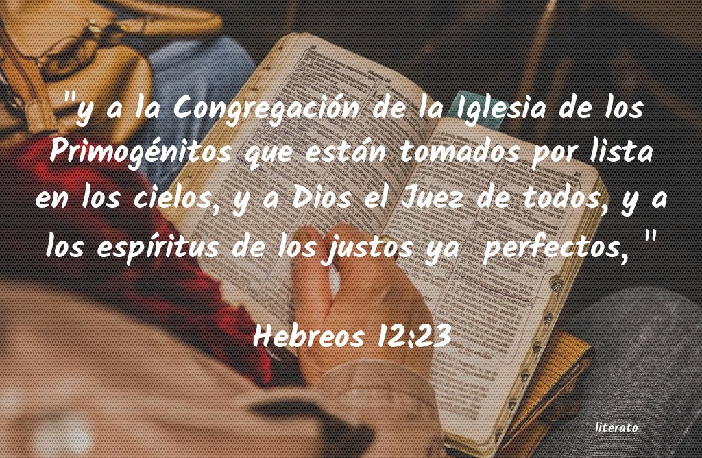 hebreos 12 23 biblia paralela