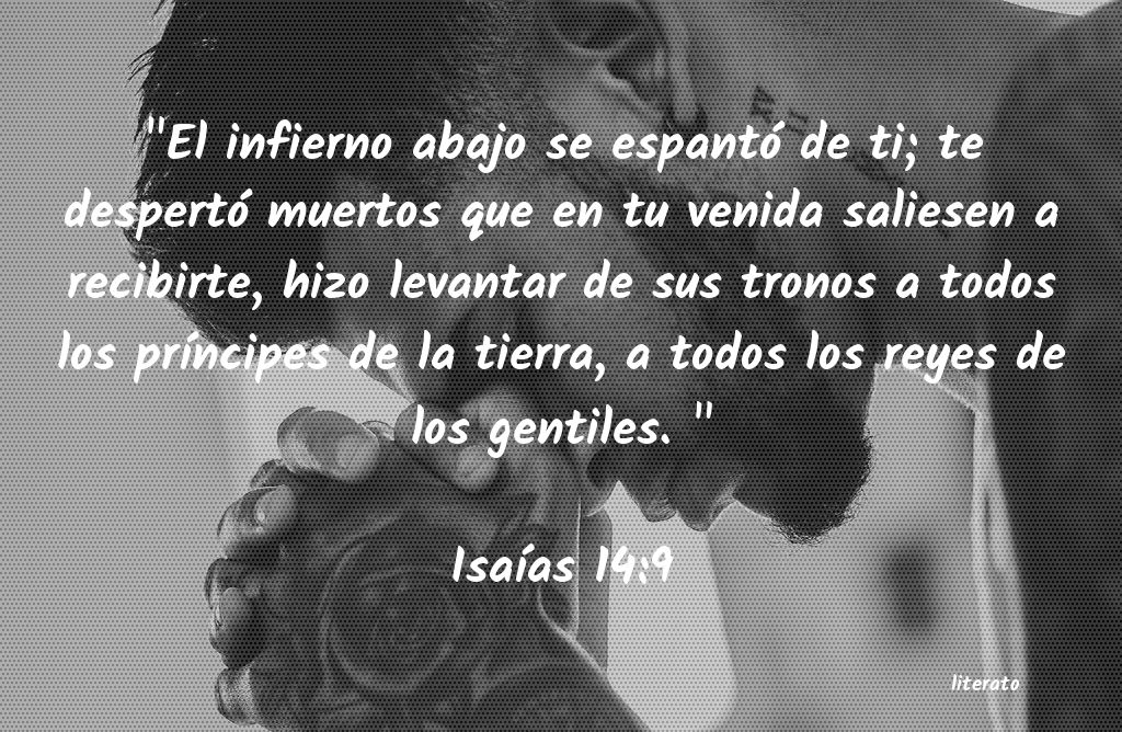 isaias 14 9 10