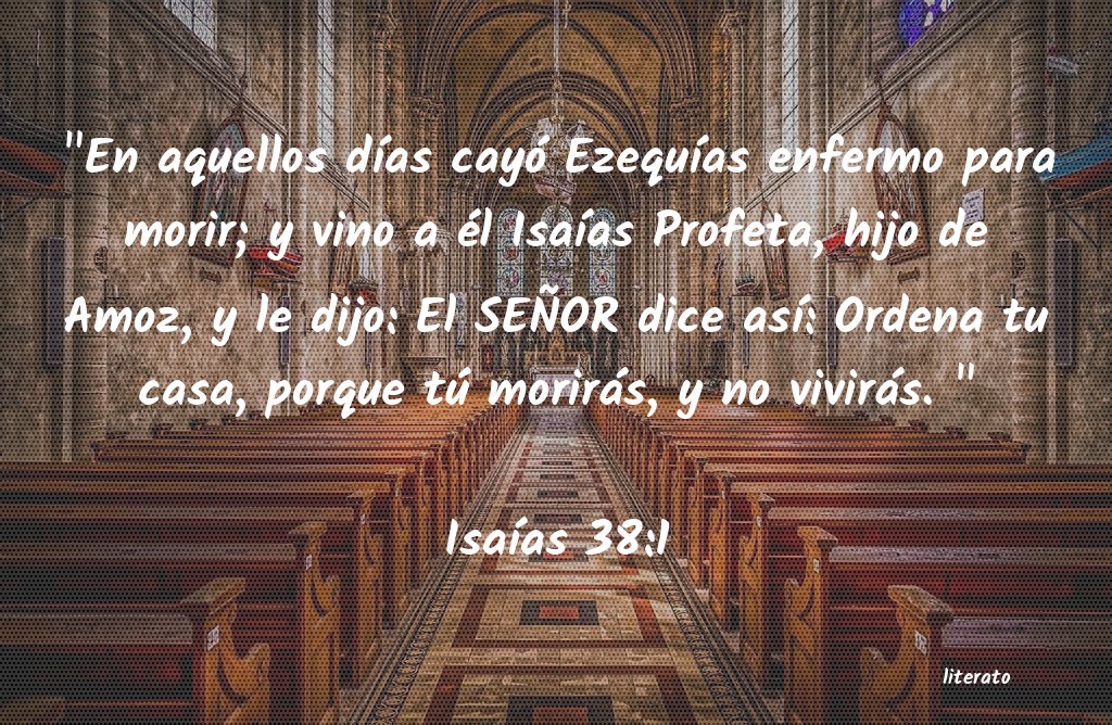 La Biblia Isa as 38 1 La Biblia Isa as 38 1