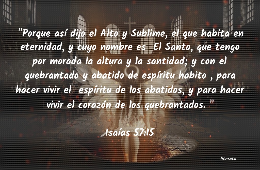 La Biblia Isa as 57 15