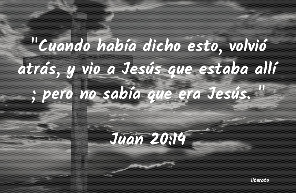 La Biblia - Juan - 20:14