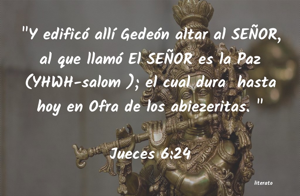 jueces 6 23 24 biblia catolica