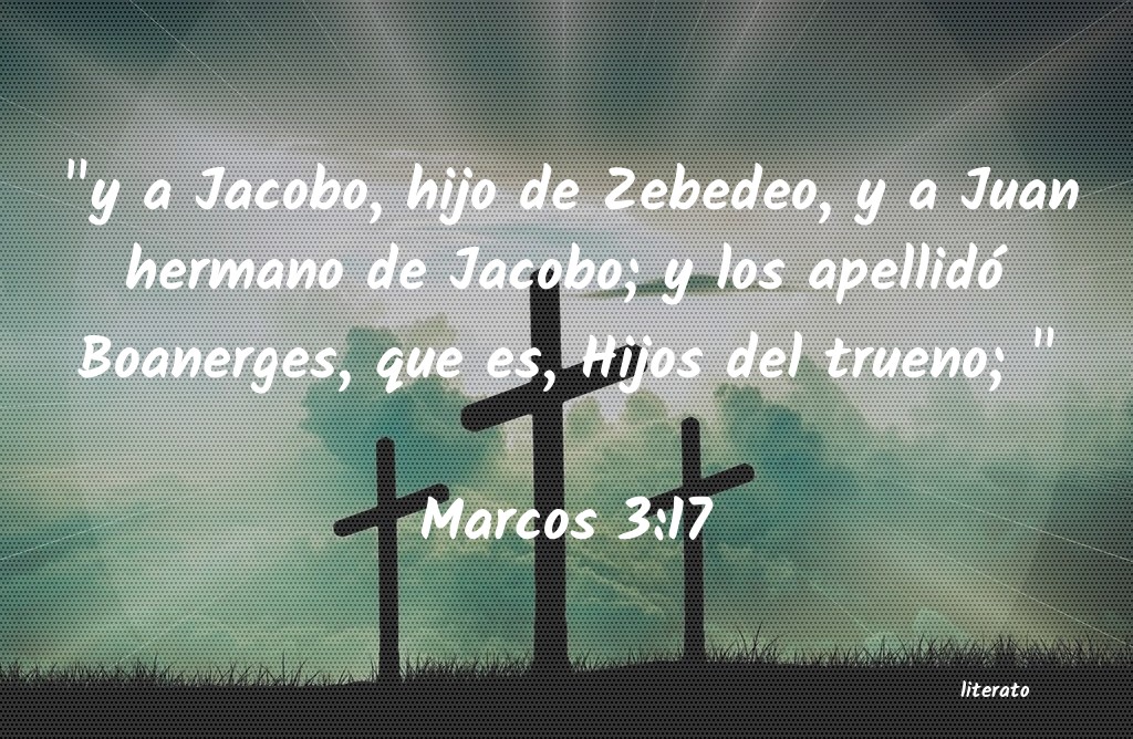 La Biblia - Marcos - 3:17