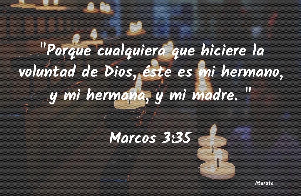 marcos 3 20 35 biblia catolica reflexion
