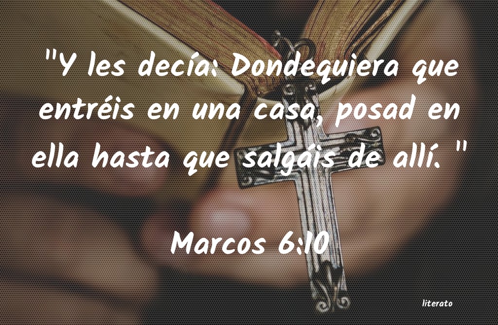Marcos 6:10-12 - Bíblia