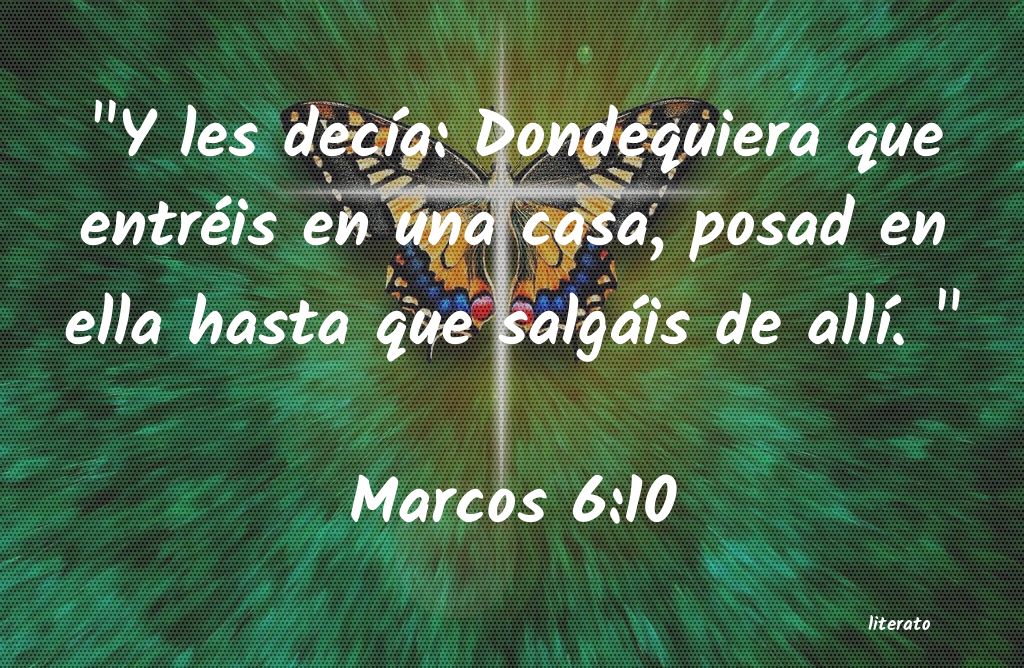 Marcos 6:10-12 - Bíblia