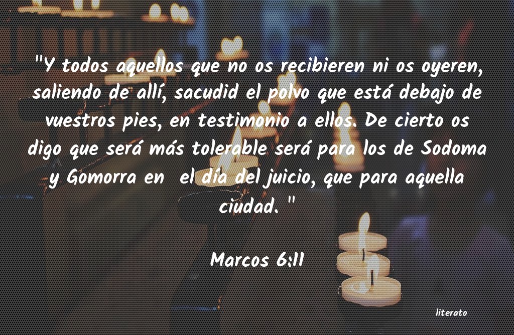 marcos 6 11 biblia
