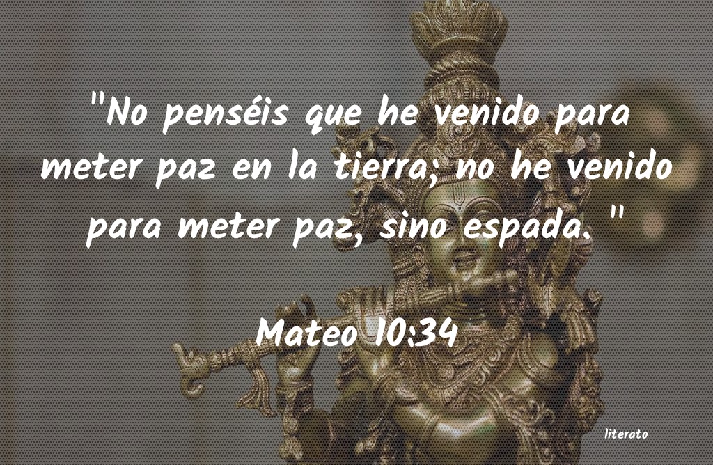 La Biblia Mateo 10 34 La Biblia Mateo 10 34