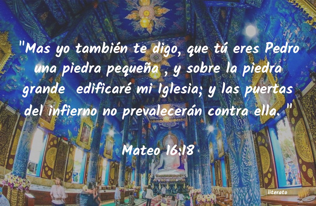 mt 16 18 biblia latinoamericana