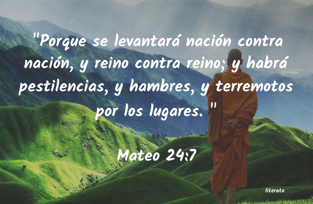 La Biblia Mateo 24 7 La Biblia Mateo 24 7