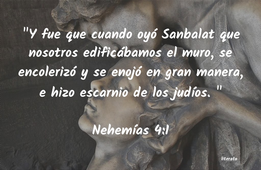 La Biblia - Nehemías - 4:1