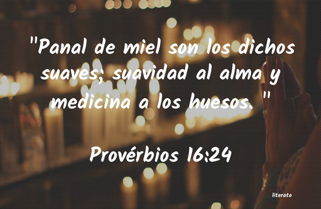 proverbios 16 24 biblia catolica