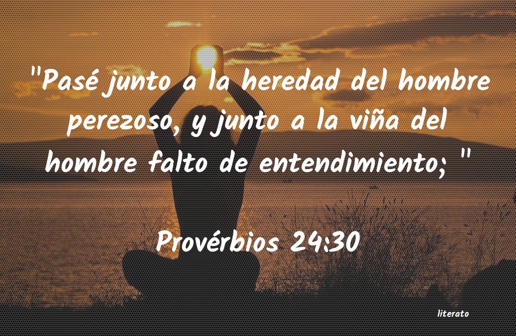 La Biblia ProvÃ©rbios 2430