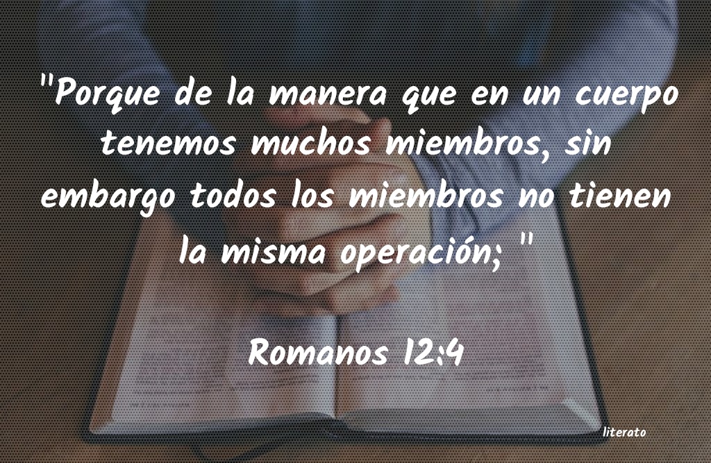 romanos 12 4 5 biblia latinoamericana