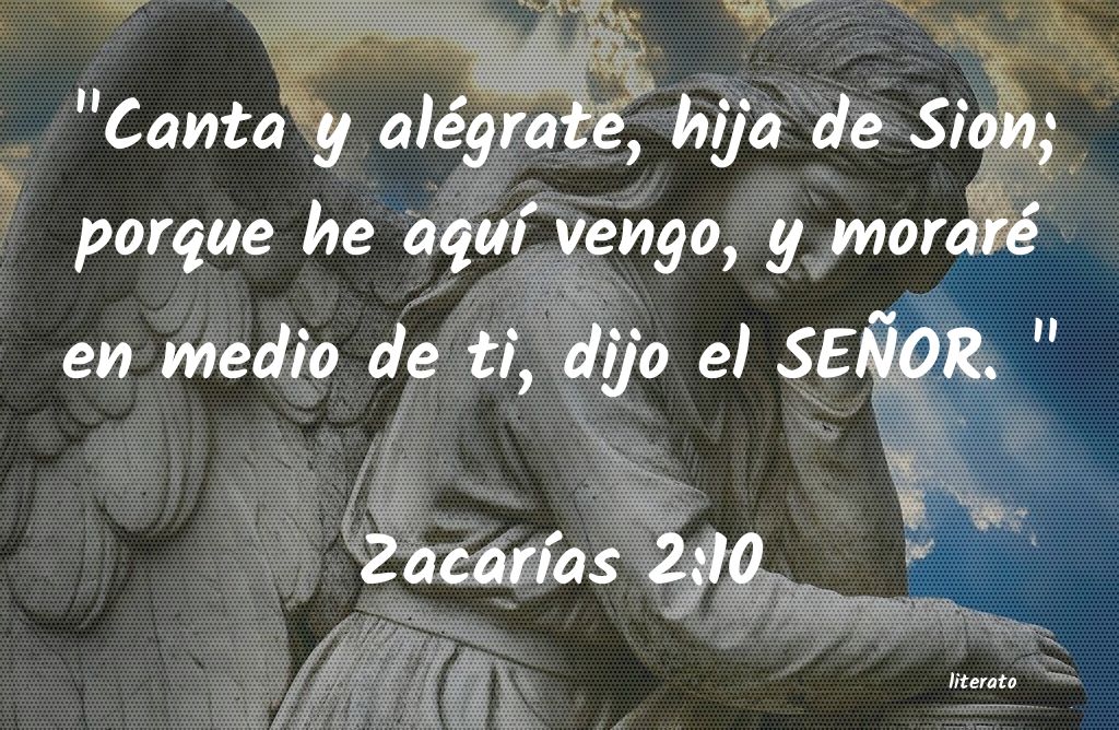 La Biblia Zacarias 2 10 La Biblia Zacarias 2 10