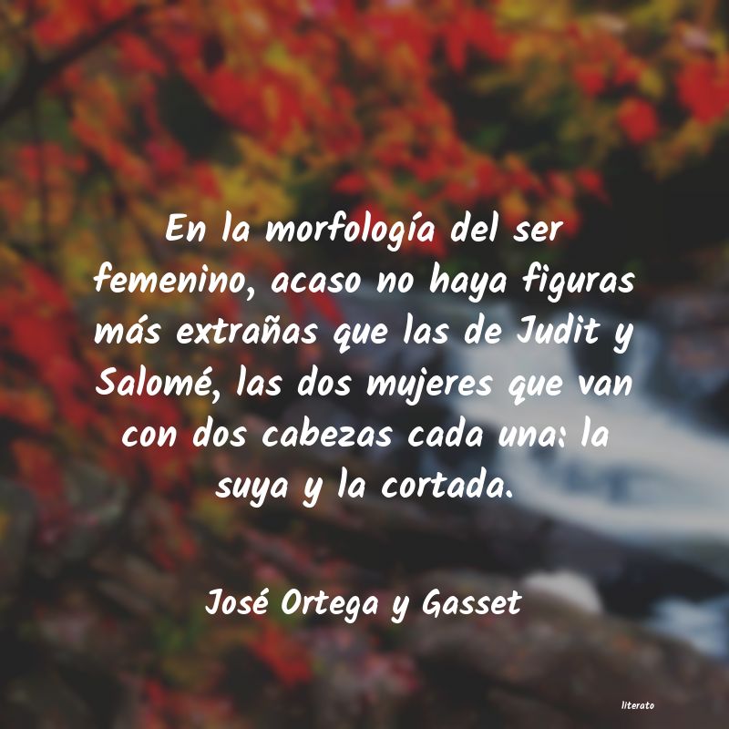 Frases de José Ortega y Gasset