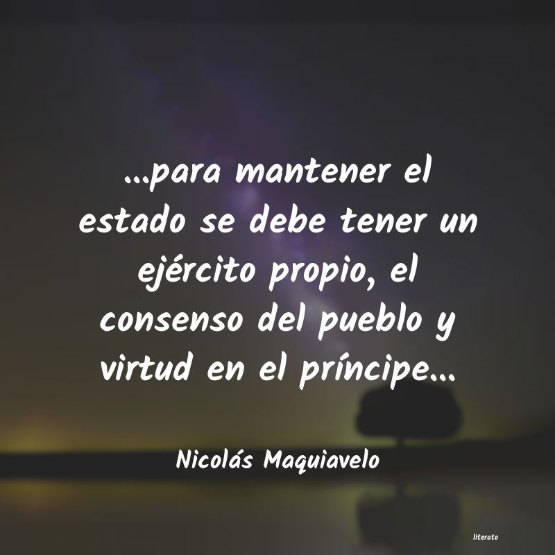 Frases de Nicolás Maquiavelo