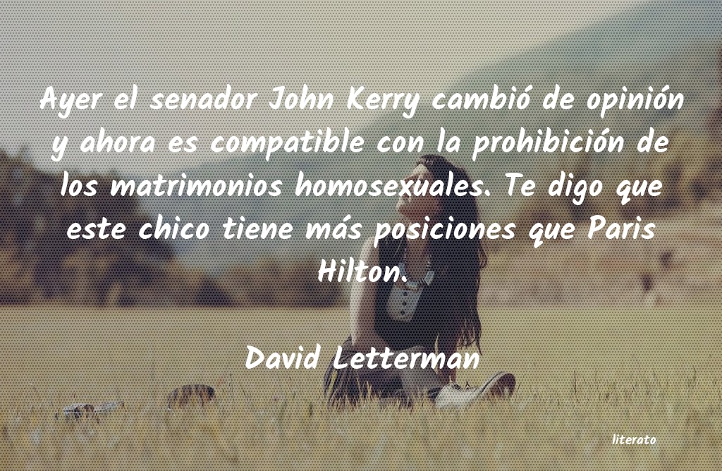 Frases de David Letterman