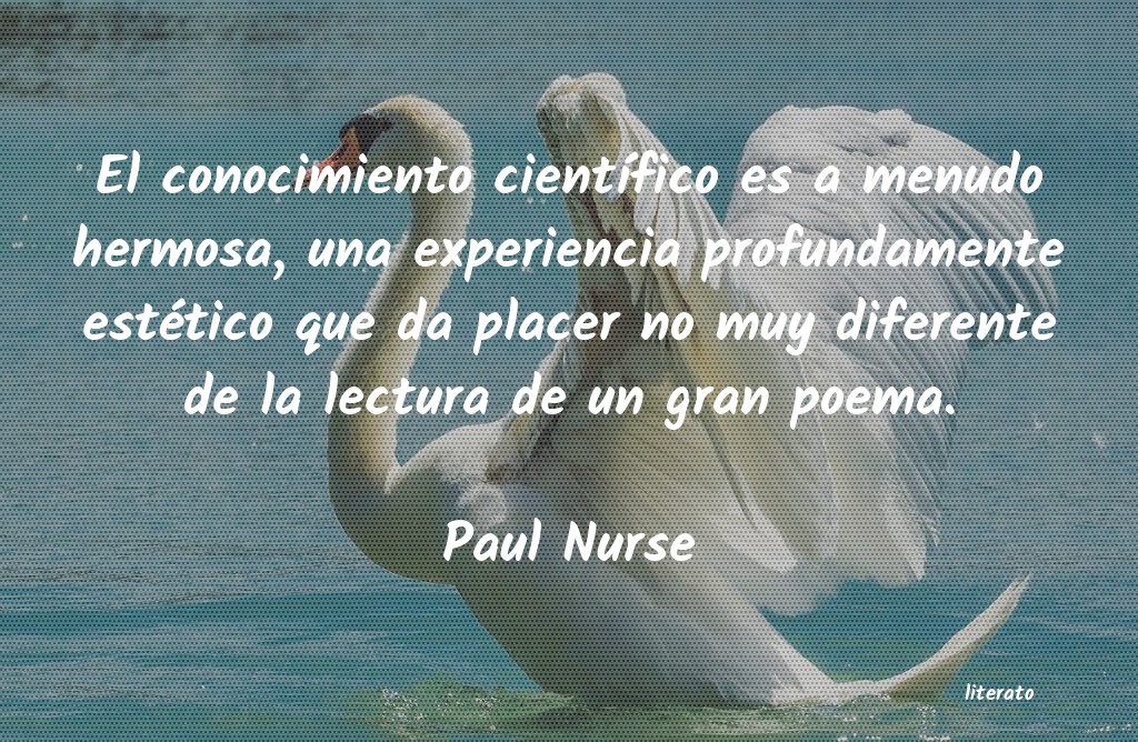 frases de Paul Nurse