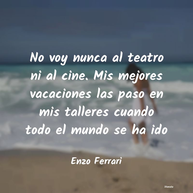 frases de Enzo Ferrari