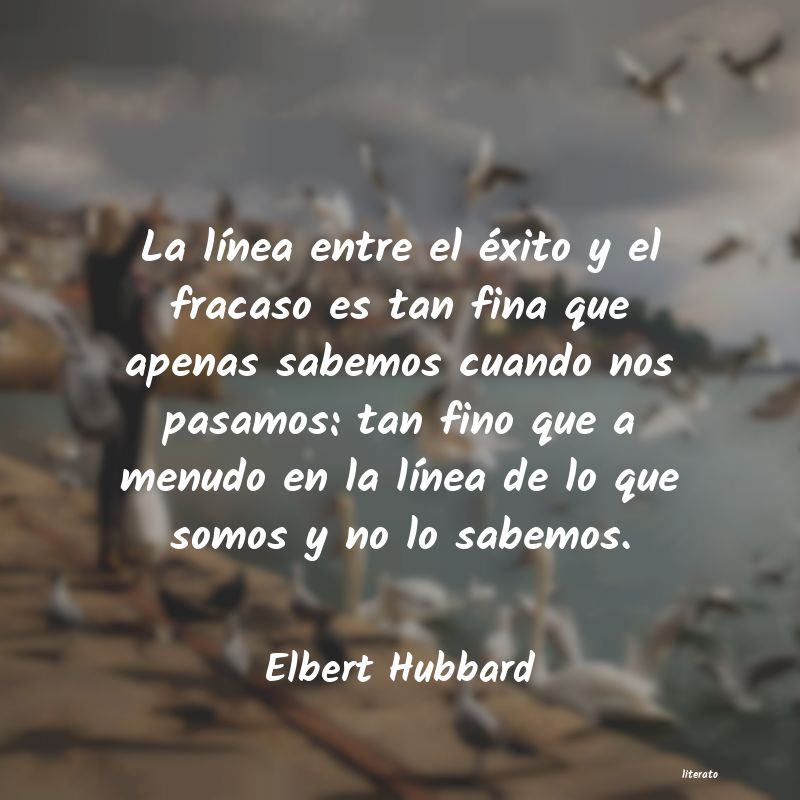 Frases de Elbert Hubbard