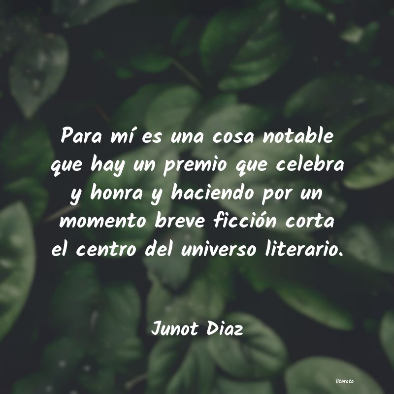 frases de Junot Diaz