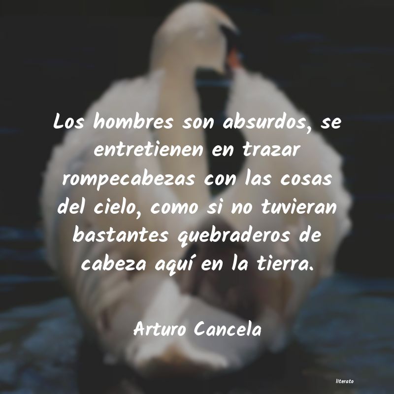 frases de Arturo Cancela