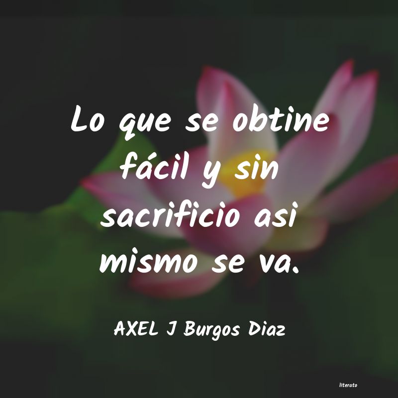 Frases de AXEL J Burgos Diaz