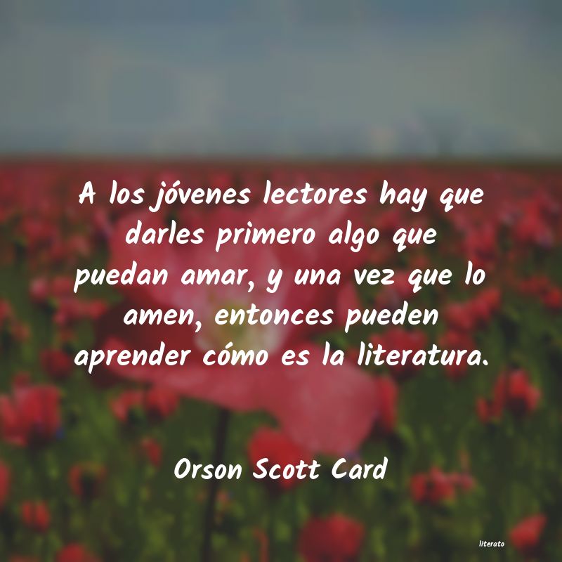 Frases de Orson Scott Card