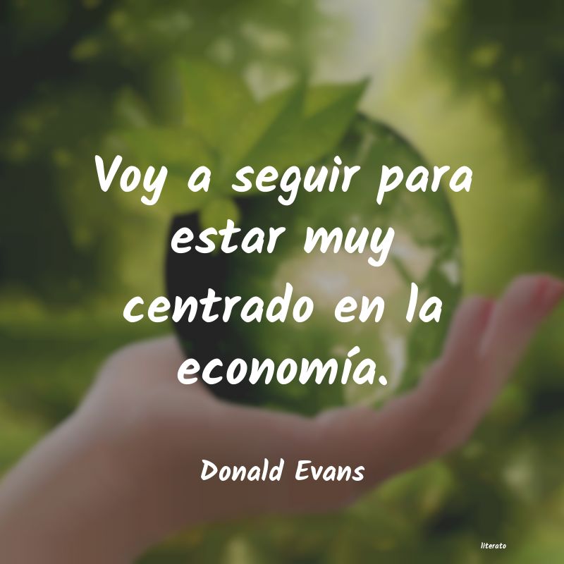 frases de Donald Evans
