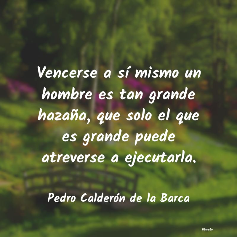 Frases de Pedro Calderón de la Barca