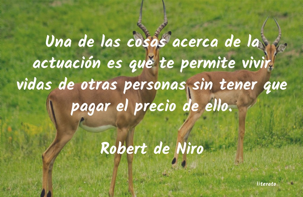 frases de Robert de Niro