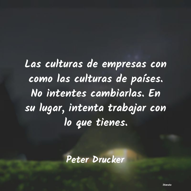 Frases de Peter Drucker