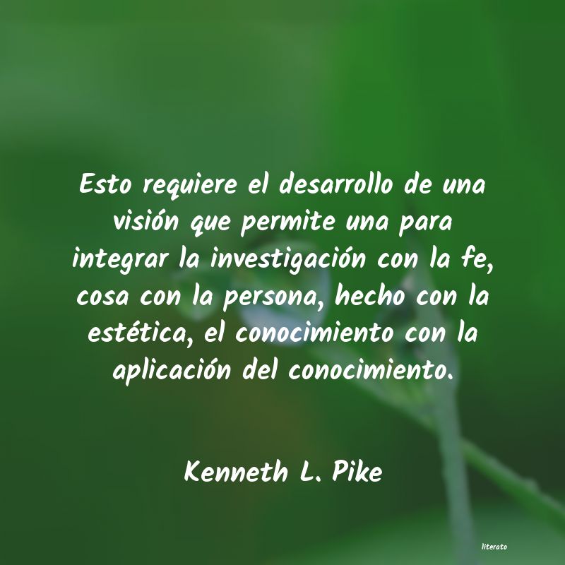 Frases de Kenneth L. Pike