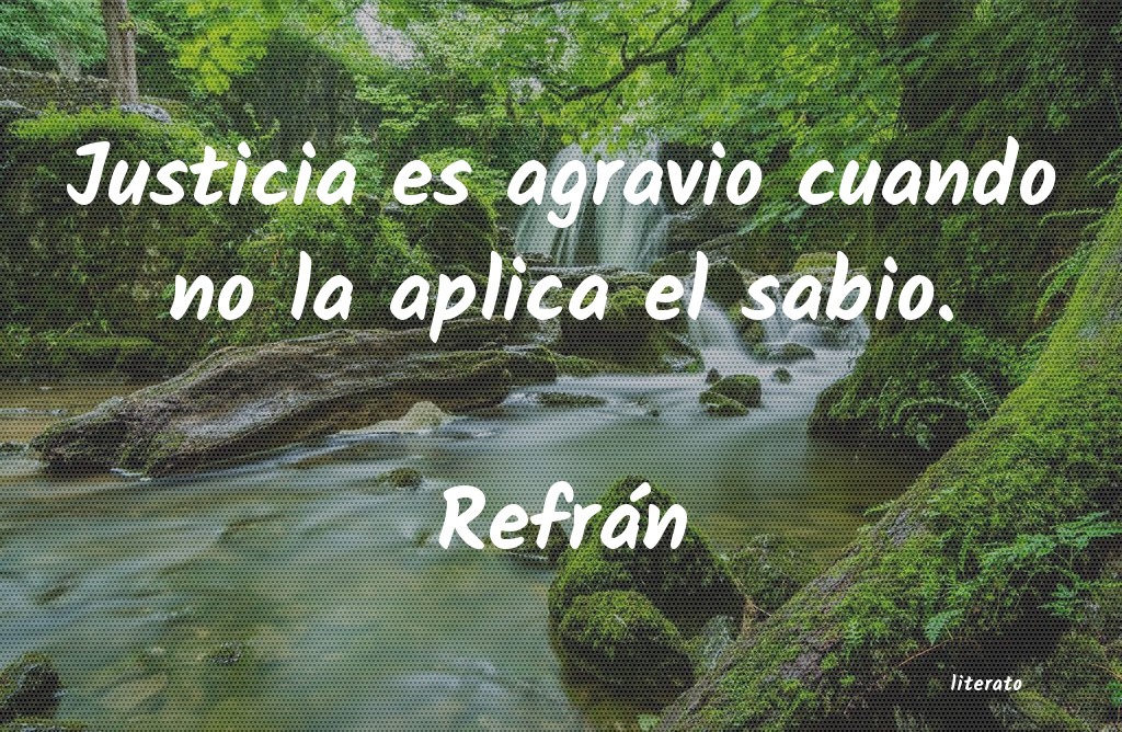 Frases de Refrán