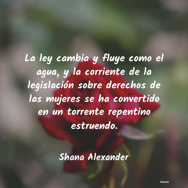 frases de Shana Alexander