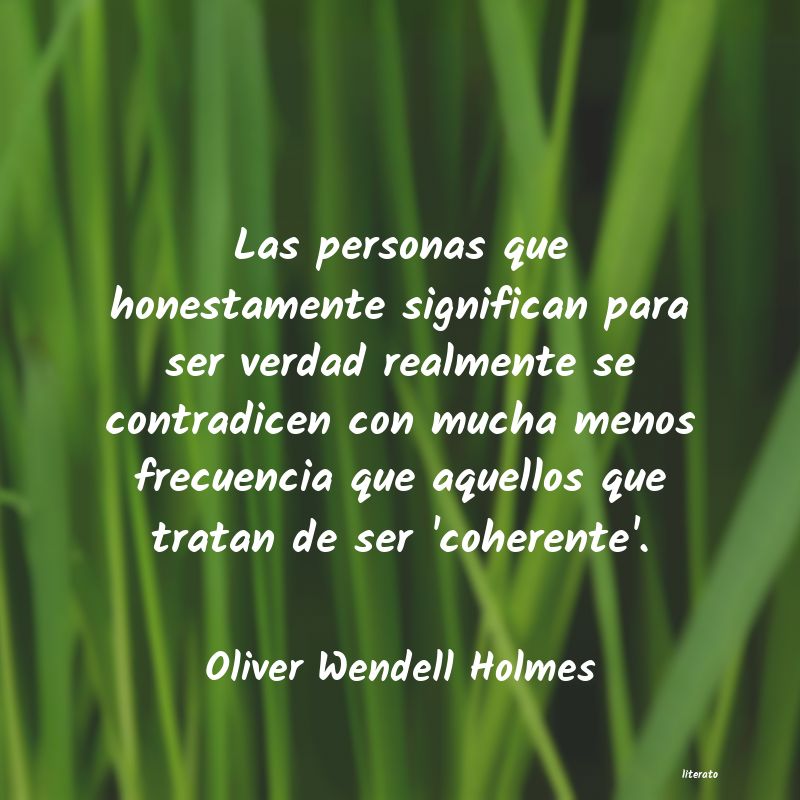 frases de Oliver Wendell Holmes